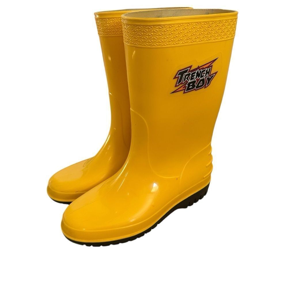 Achilles ~ Yellow “Trench Boy” Boots ~ made in Japan ~ size 22.0EE